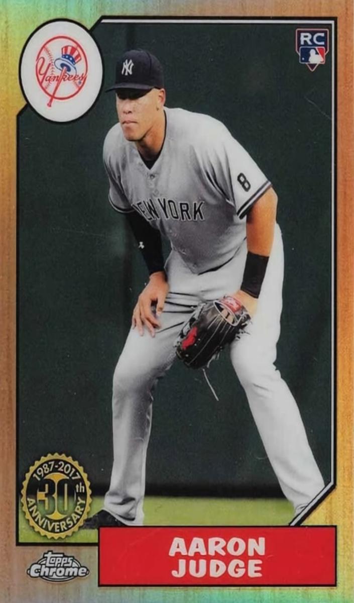 2017 Topps Topps Chrome 1987 TOPPS #87T8 Aaron Judge front
