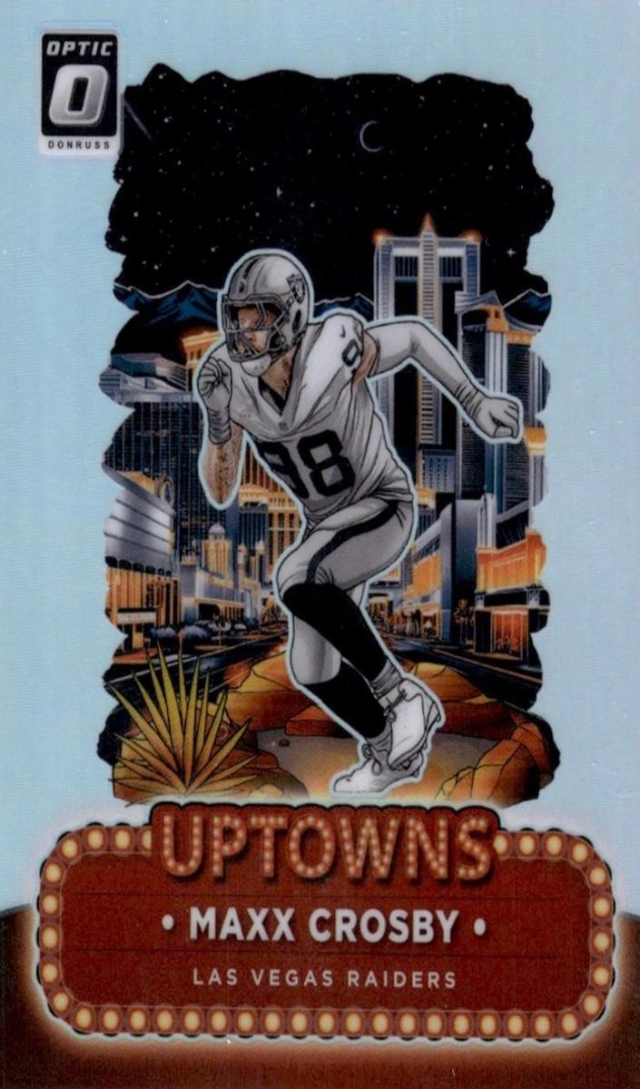 2024 Panini Donruss Optic Uptowns Maxx Crosby #22 card