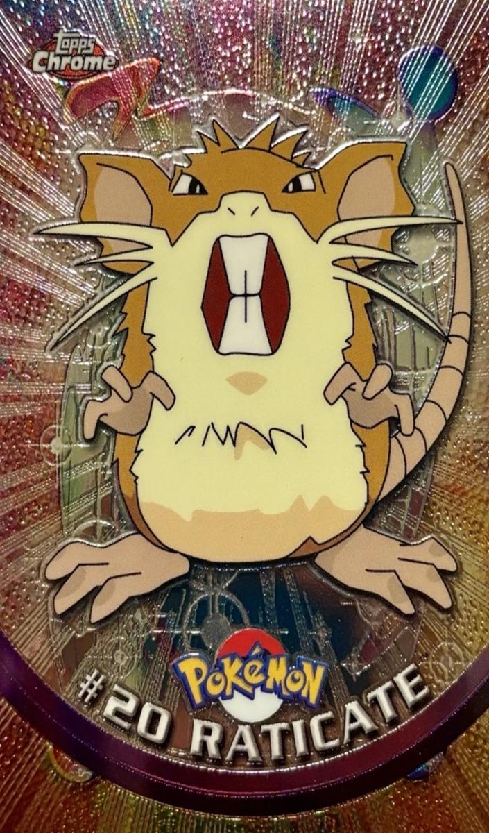 Raticate 2000 Topps Chrome Pokemon
