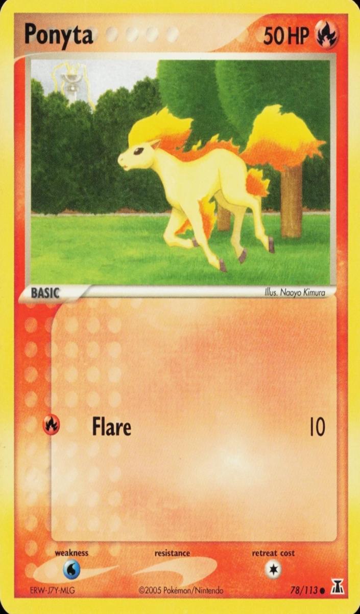 Ponyta 2005 Pokemon EX Delta Species