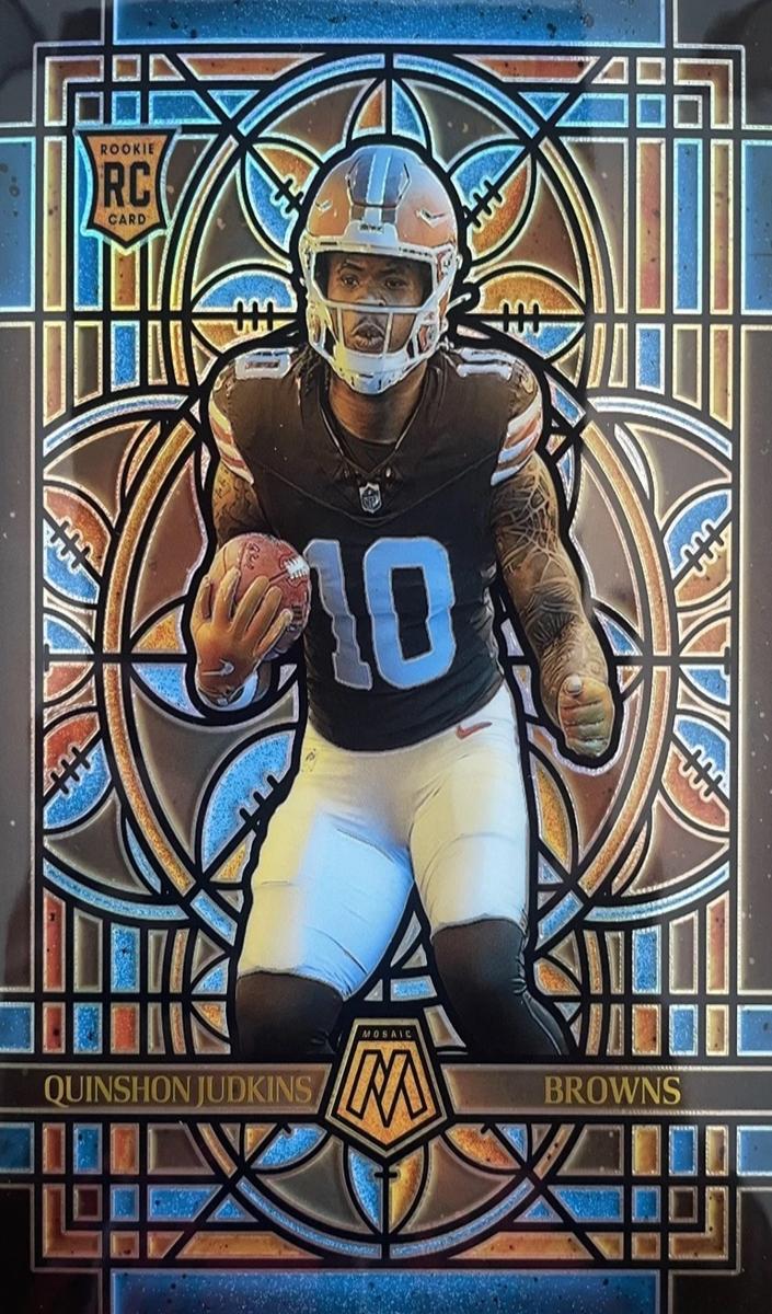 2025 Panini Mosaic Stained Glass Quinshon Judkins #6 card