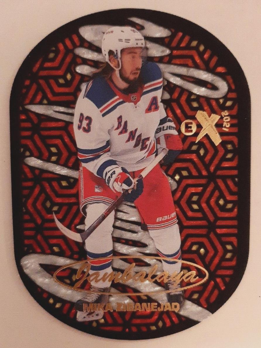2020 Skybox Metal Universe Mika Zibanejad #4 card