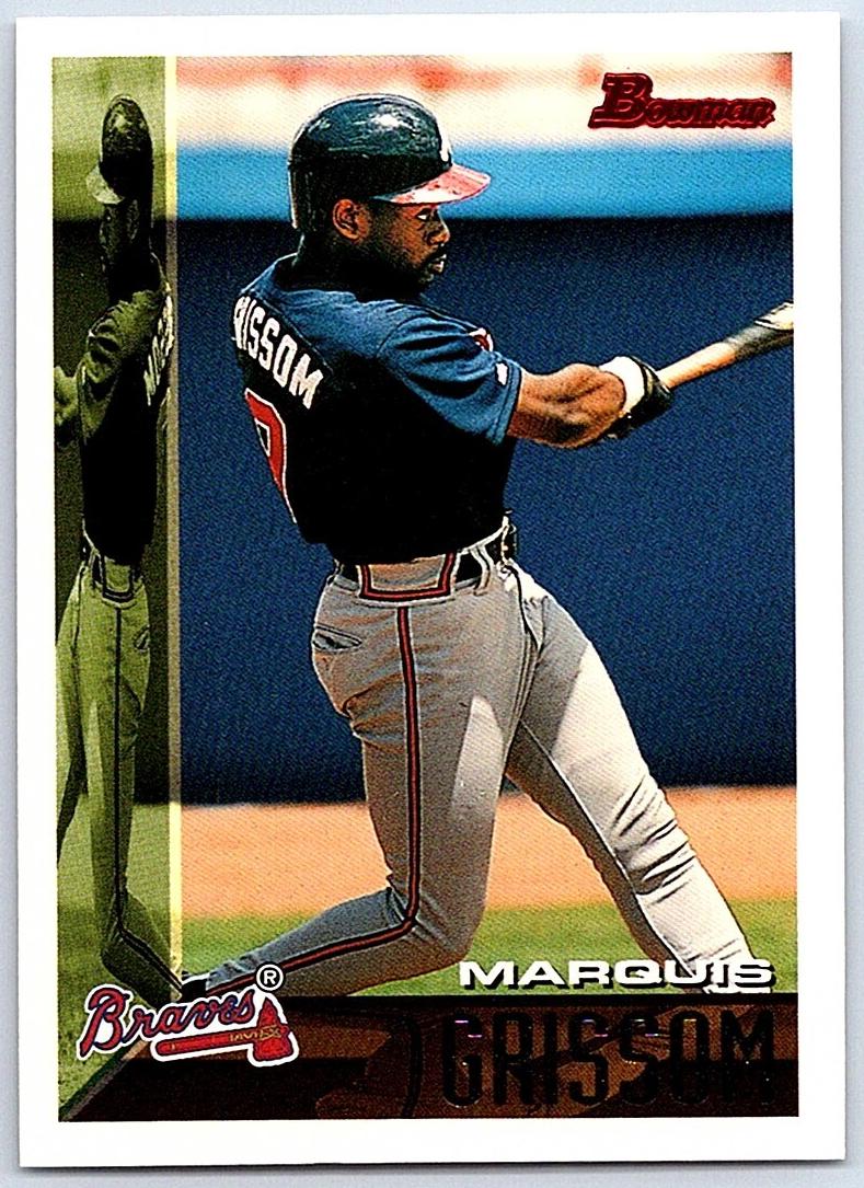 1995 Bowman Marquis Grissom #320 card