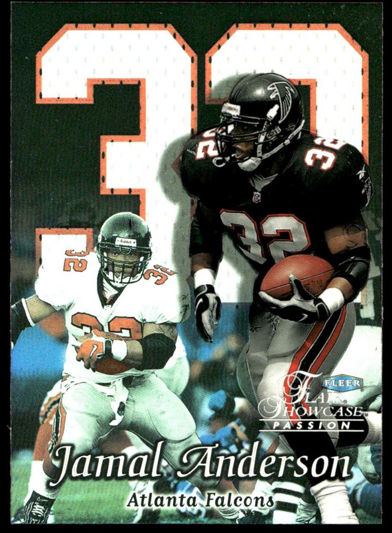 1999 Flair Showcase Jamal Anderson #35 card