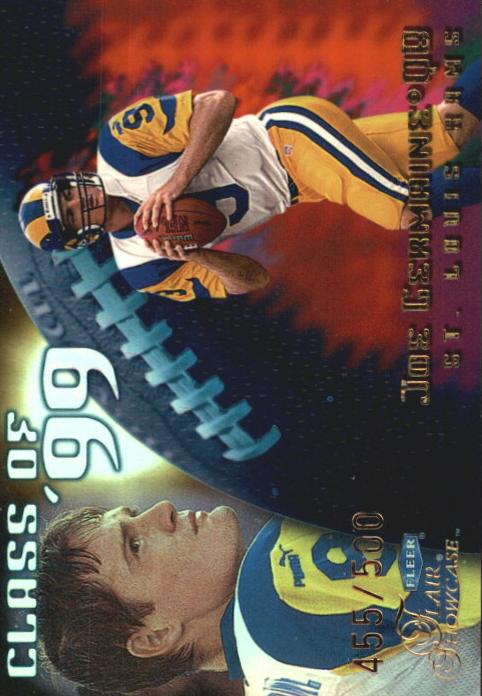 1999 Flair Showcase Joe Germaine #13 CN card