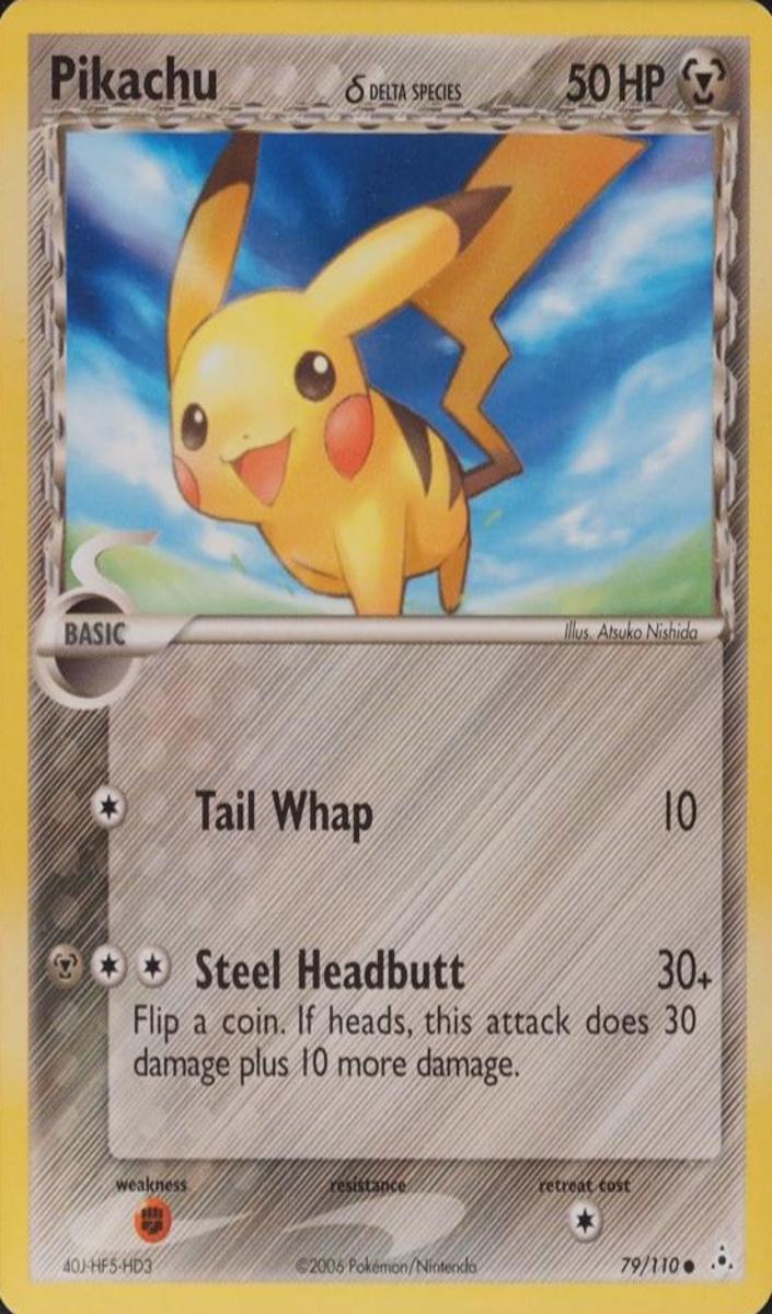 Pikachu 2006 Pokemon EX Holon Phantoms