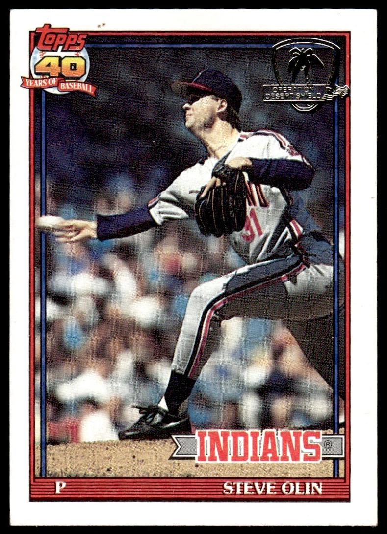 1991 Steve Olin #696
