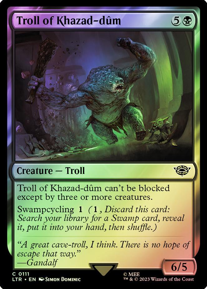 2023 Troll of Khazad-dum [Foil] #111