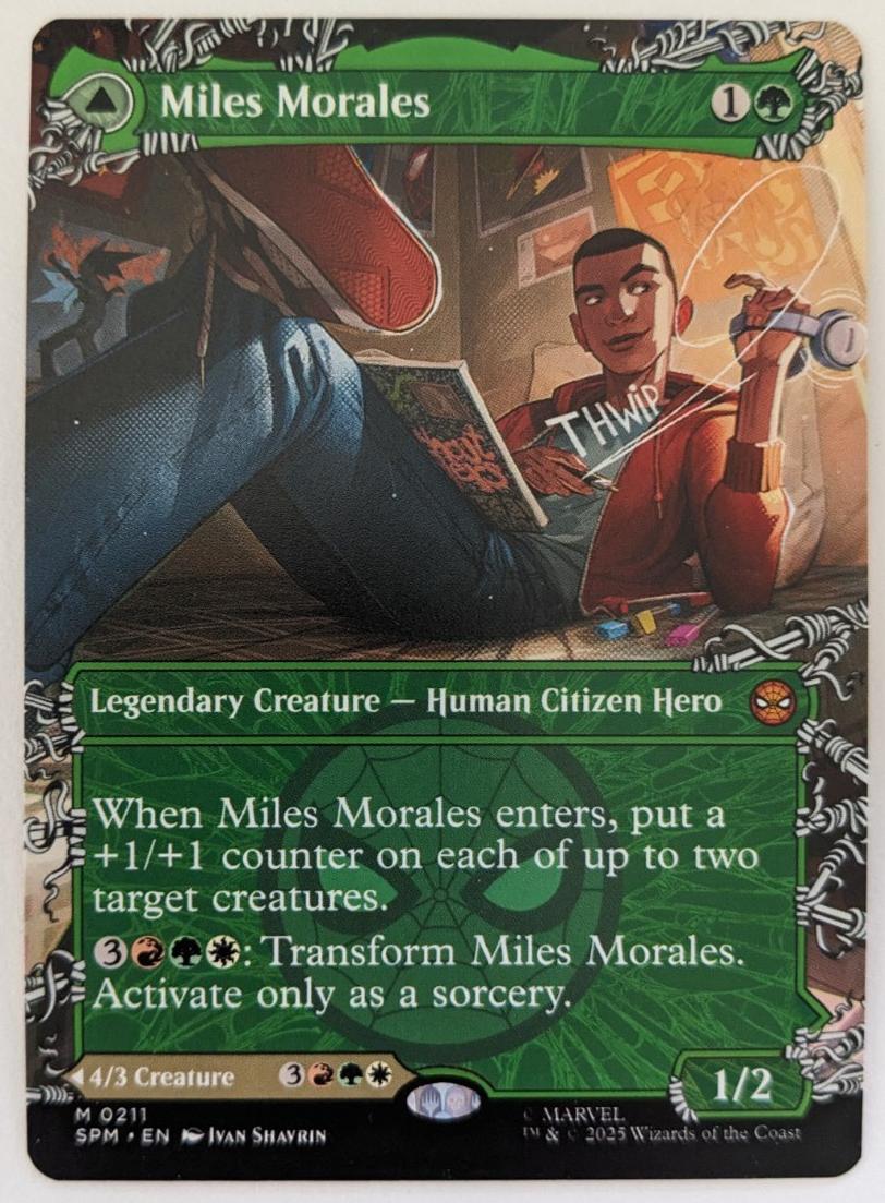 2025 Miles Morales [Borderless Foil] #211