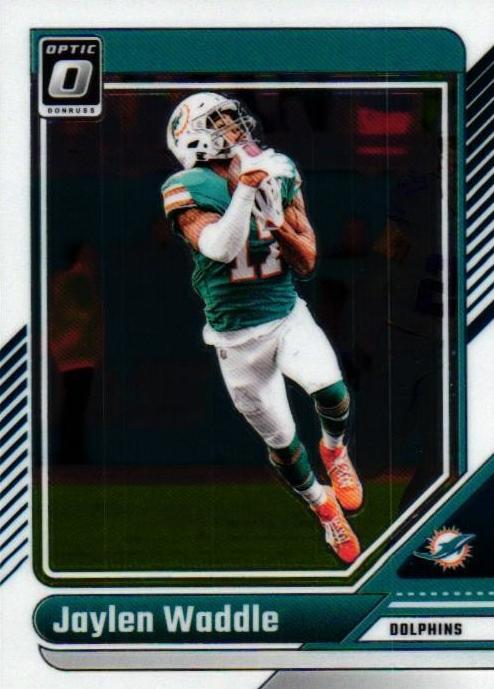 Jaylen Waddle 2024 Donruss Optic Football card