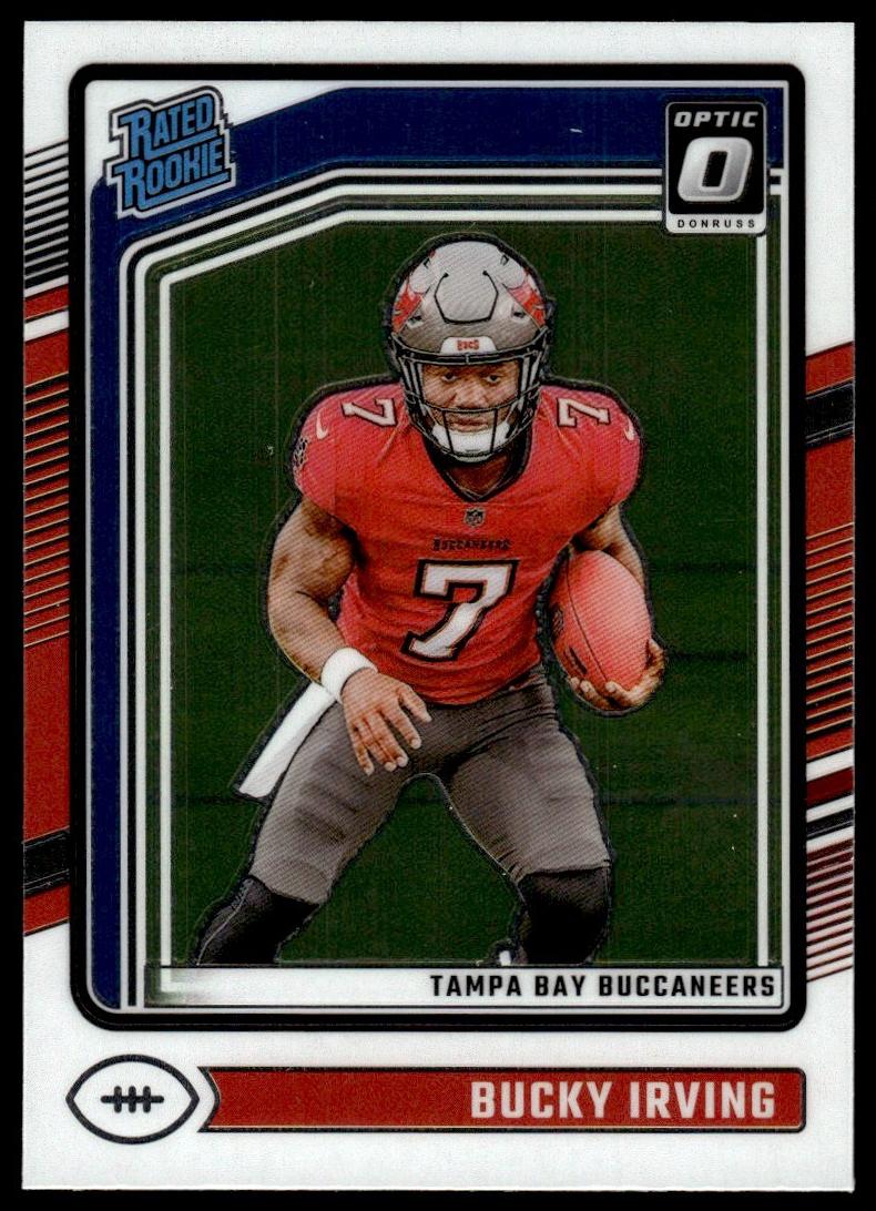Bucky Irving 2024 Donruss Optic Football card
