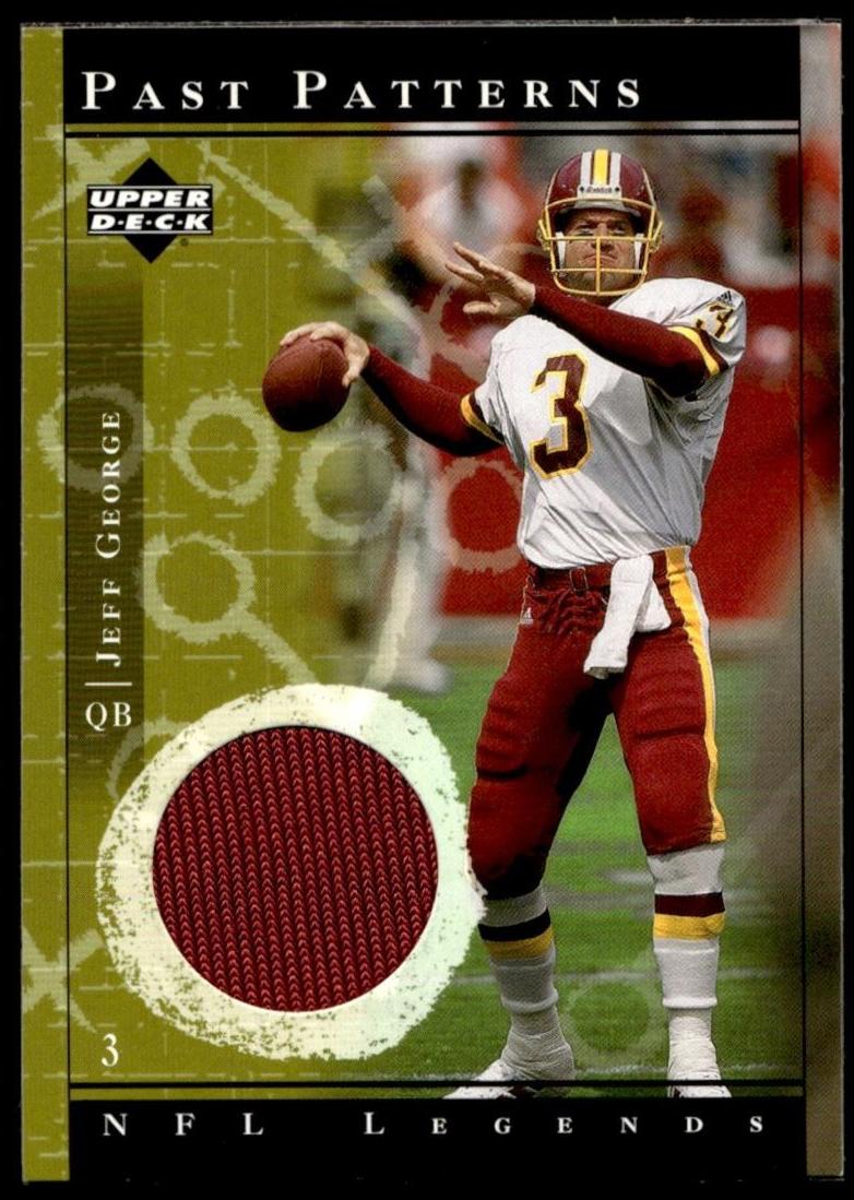 2001 Upper Deck Legends Jeff George #PP-JG card