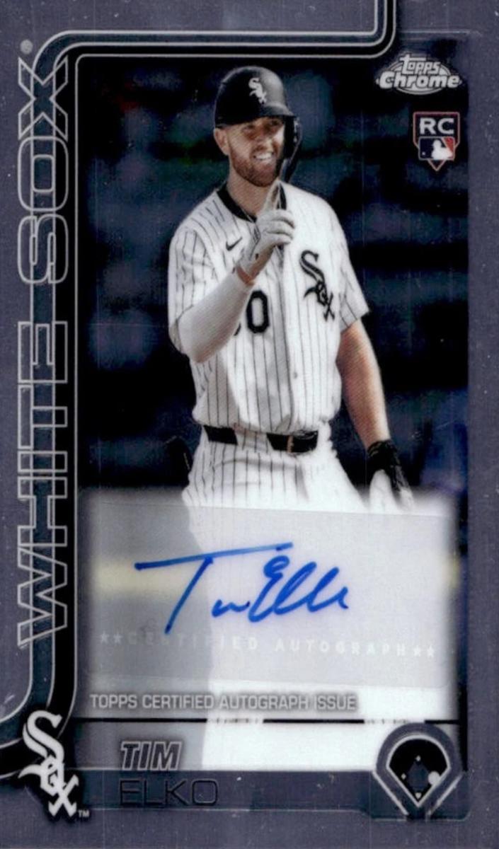 Tim Elko 2025 Topps Chrome Update Autograph Baseball