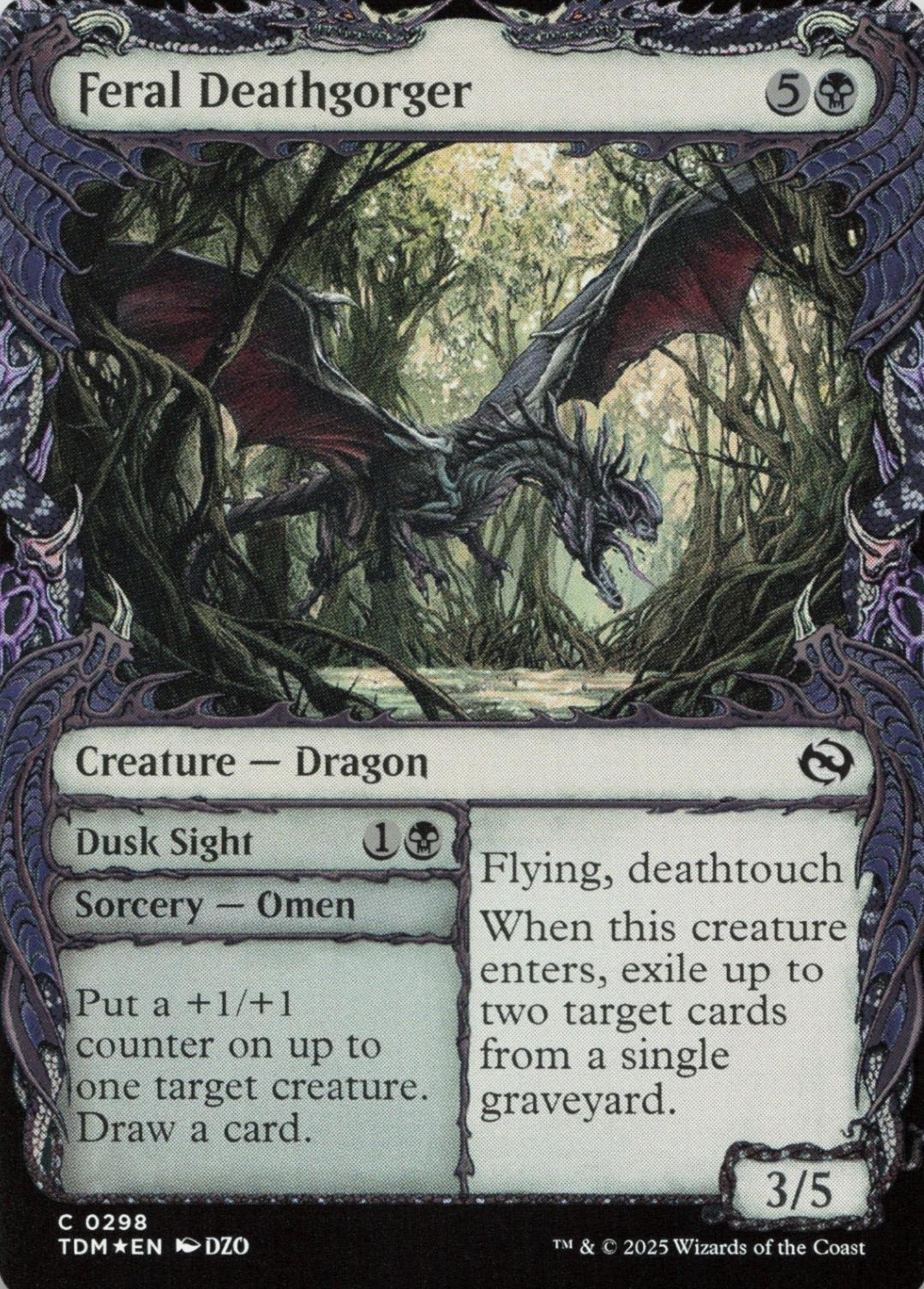 2025 Feral Deathgorger [Showcase Foil] #298