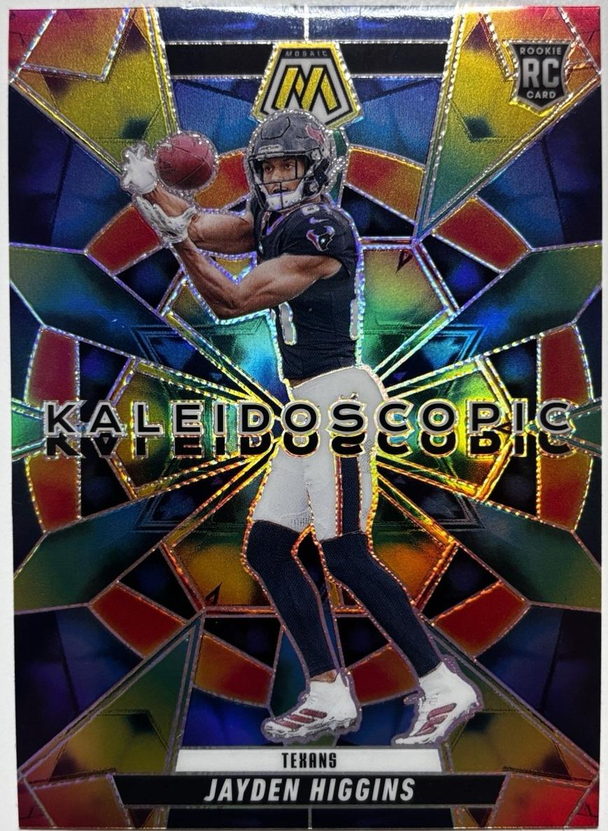 2025 Panini Mosaic Kaleidoscopic Jayden Higgins #23 card