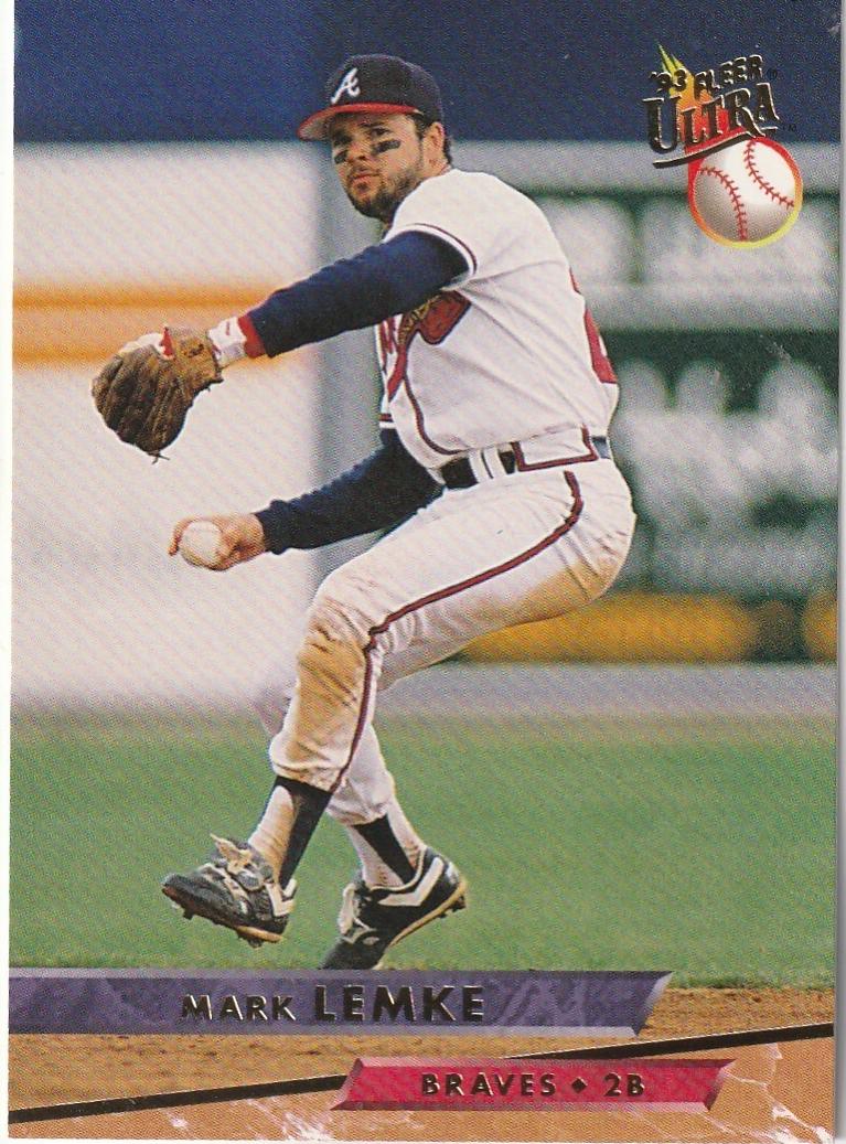 1993 Fleer Ultra Mark Lemke #8 card
