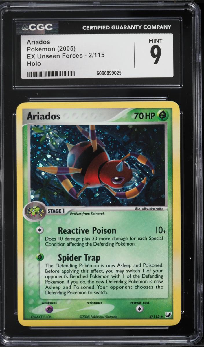 Ariados 2005 Pokemon EX Unseen Forces