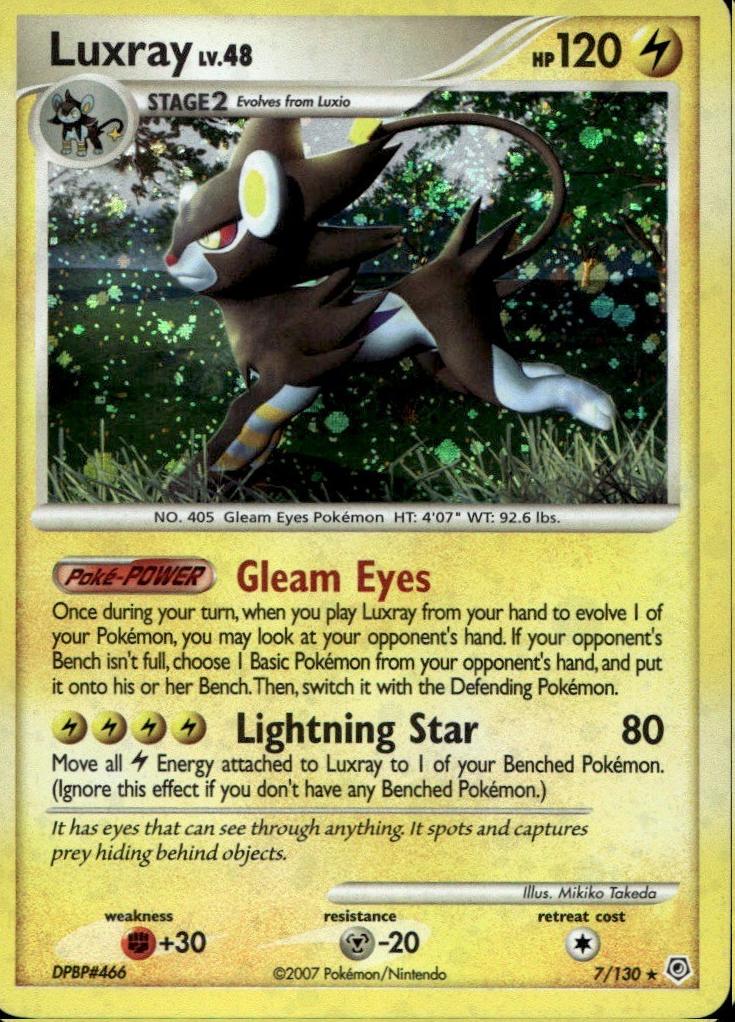 Luxray 2007 Pokemon Diamond & Pearl