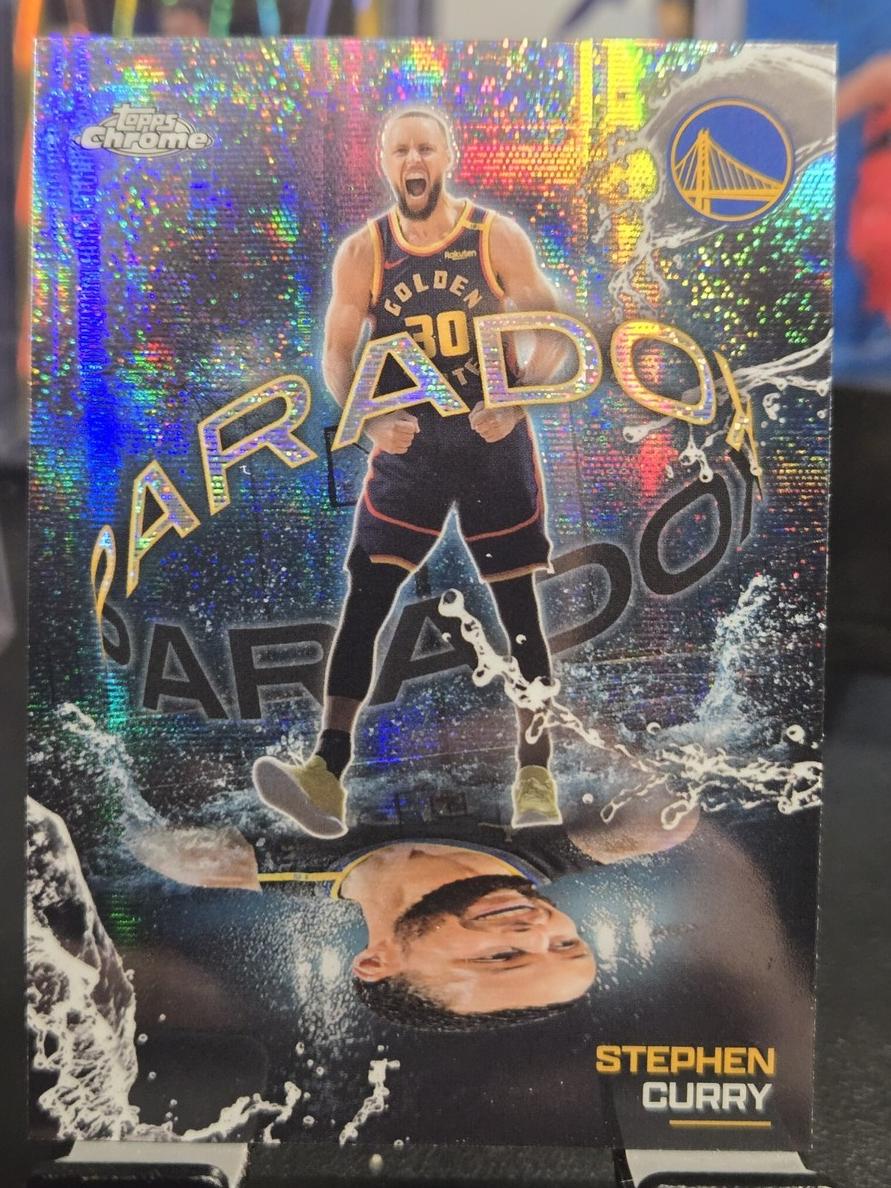 2025 Topps Chrome Paradox Stephen Curry #PX-8 card