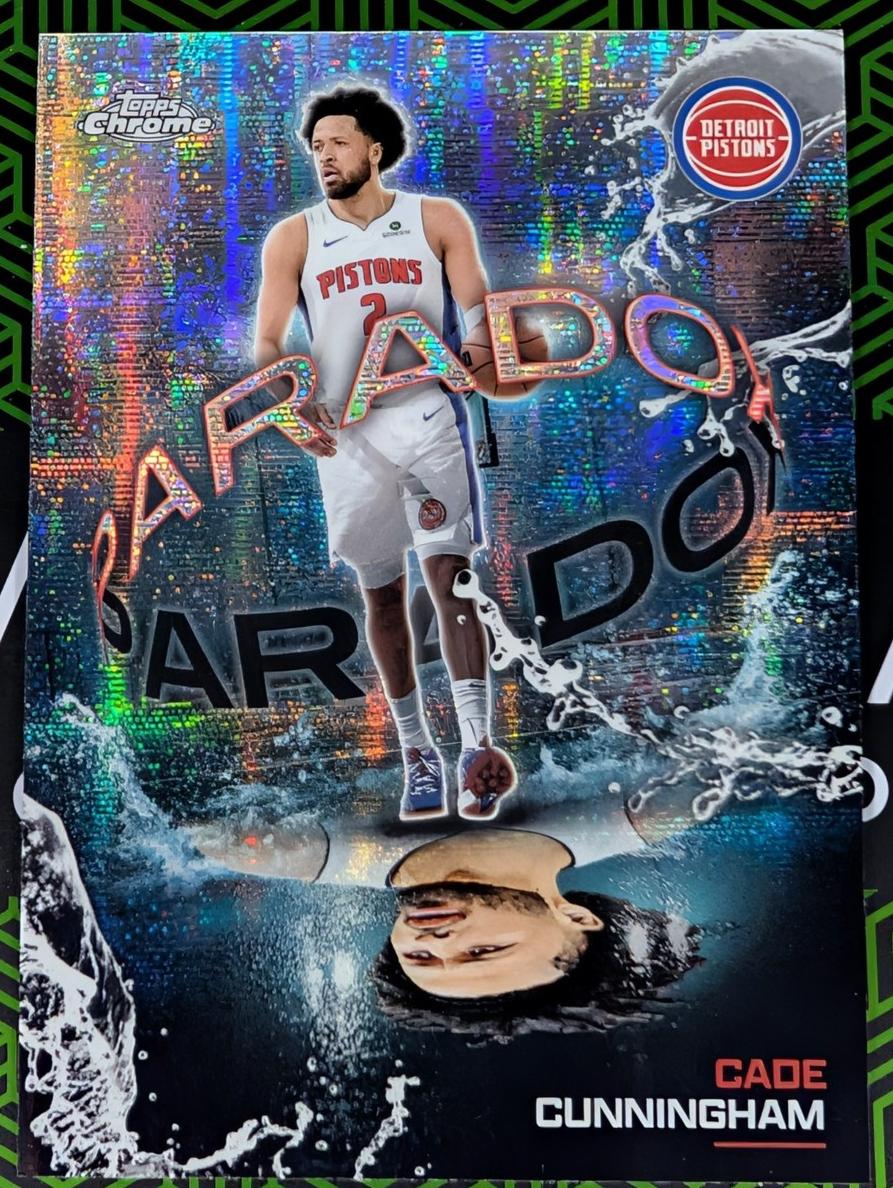 2025 Topps Chrome Paradox Cade Cunningham #PX-15 card