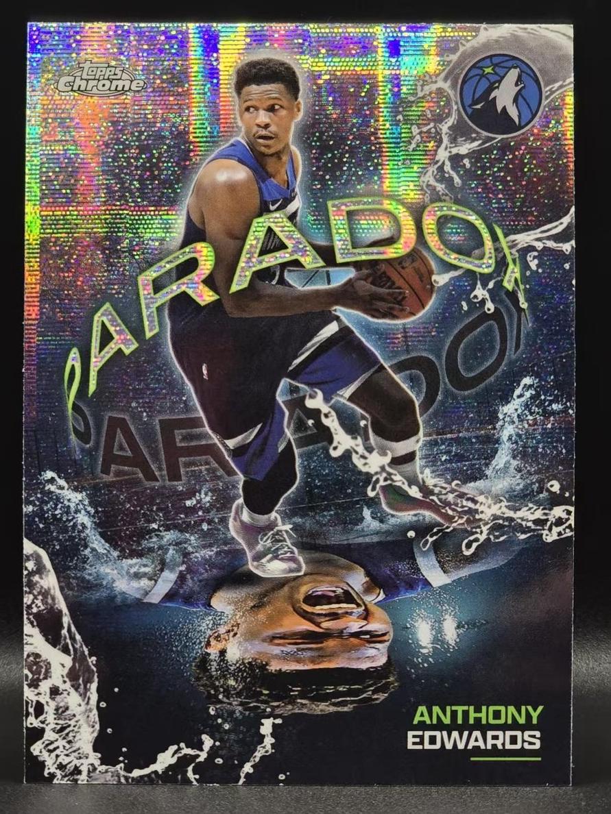 2025 Topps Chrome Paradox Anthony Edwards #PX-2 card