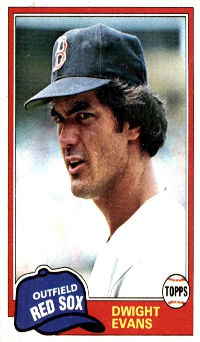 1981 Topps Dwight Evans #275 card