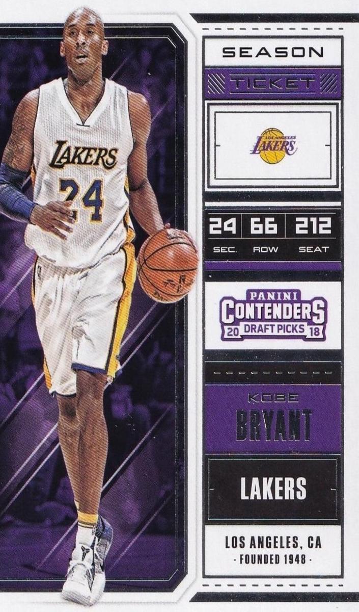 2018 Kobe Bryant [White Jersey Draft Ticket] #34