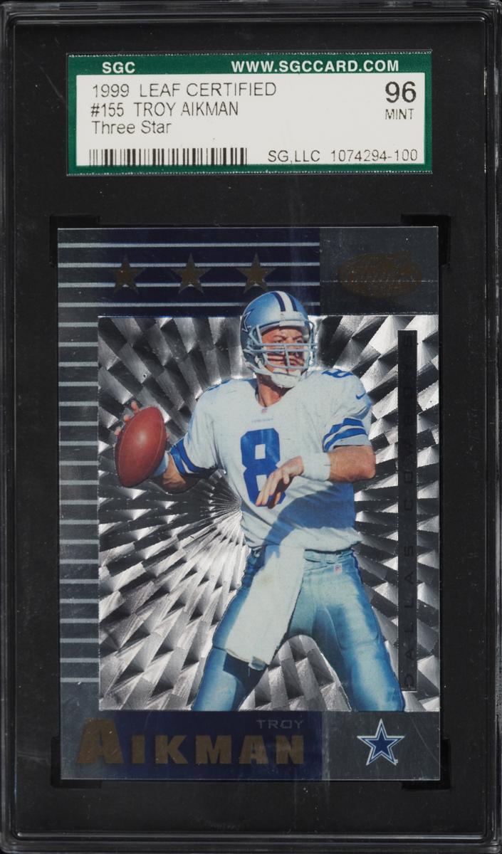 1999 Troy Aikman [Mirror Gold] #155