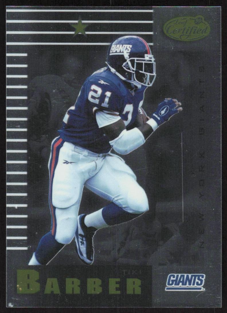 1999 Tiki Barber [Mirror Gold] #64