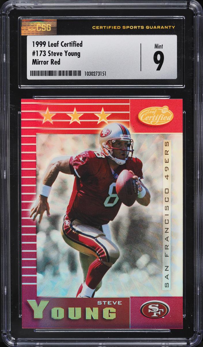 1999 Steve Young [Mirror Red] #173