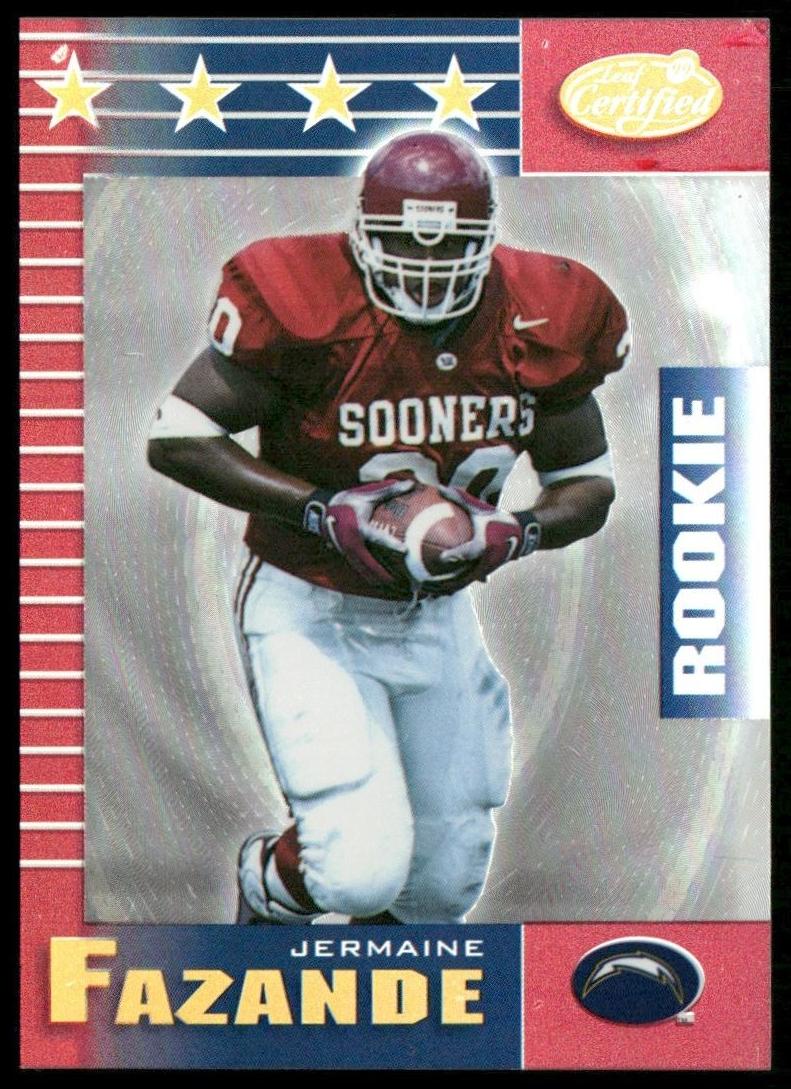 1999 Jermaine Fazande [Mirror Red] #216