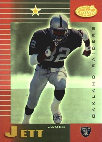 1999 James Jett [Mirror Red] #74