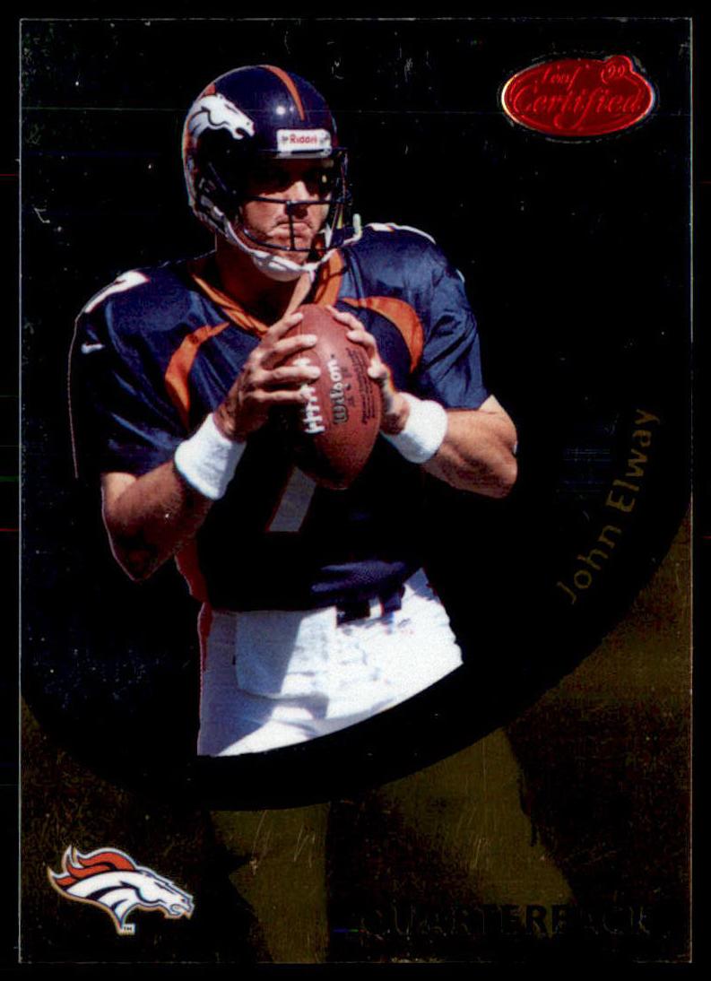 1999 John Elway / Cade McNown [Mirror Black] #CS-2