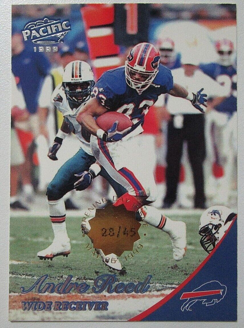 1999 Pacific Andre Reed [Gold] #52 card