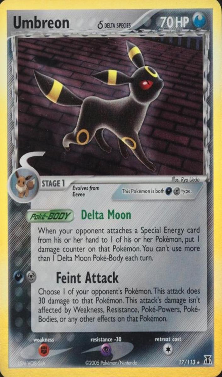 Umbreon 2005 Pokemon EX Delta Species