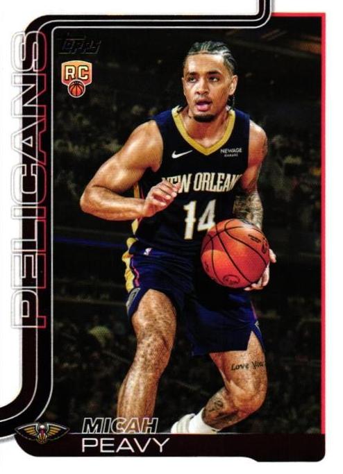 Micah Peavy 2025 Topps Basketball card