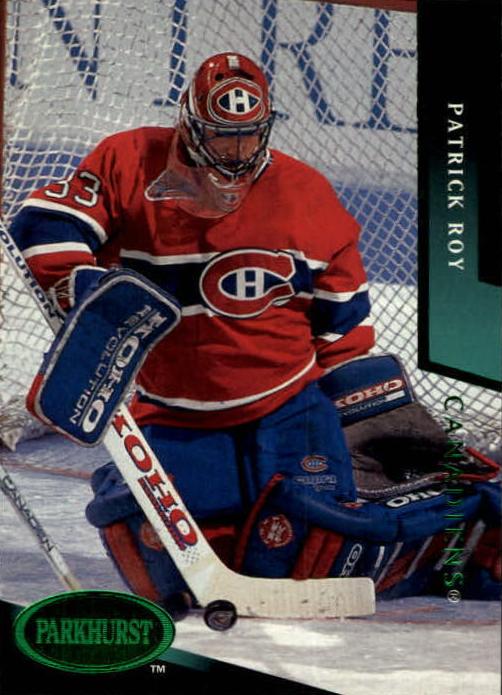 1993 Parkhurst Patrick Roy #100 card
