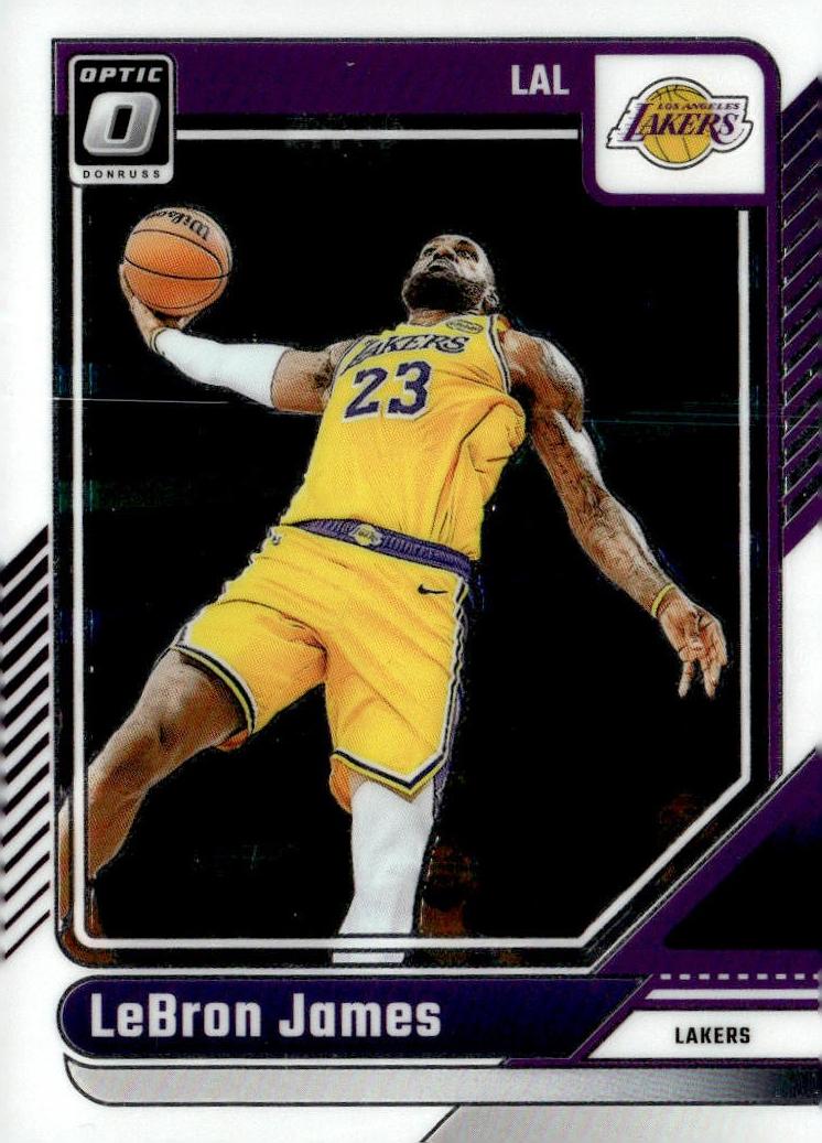 LeBron James 2024-25 Donruss Optic Basketball card