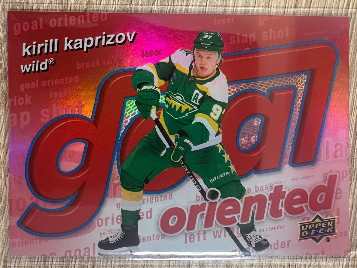2025 Upper Deck Kirill Kaprizov [Red] #GO-4 card