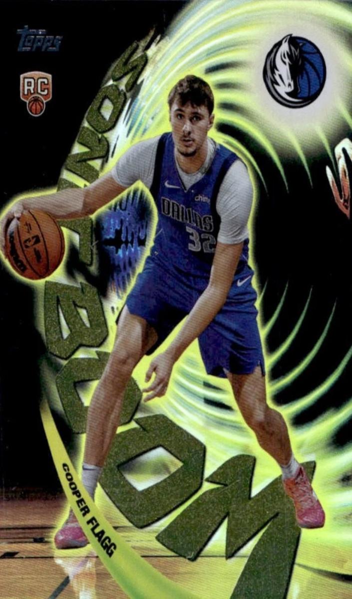 2025 Topps Sonic Boom Cooper Flagg #SB-18 card