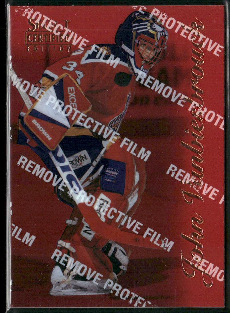 1996 Select Certified John Vanbiesbrouck [Red] #59 card