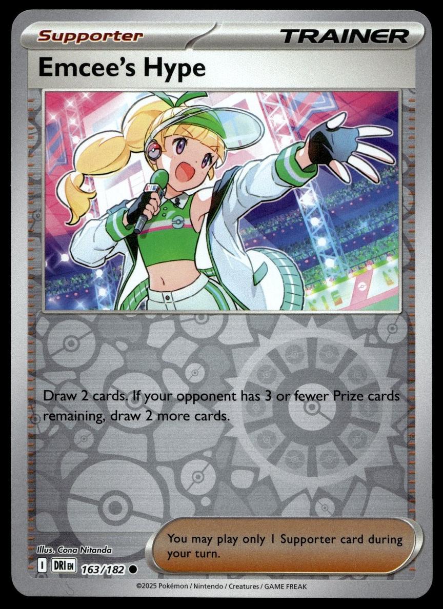 Emcee's Hype 2025 Pokemon Scarlet & Violet Destined Rivals