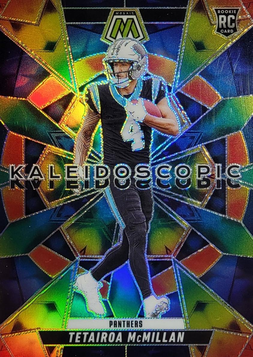 2025 Panini Mosaic Kaleidoscopic Tetairoa McMillan #17 card