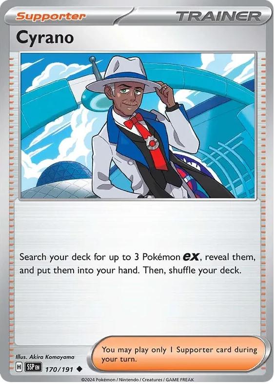 Cyrano 2024 Pokemon Scarlet & Violet Surging Sparks