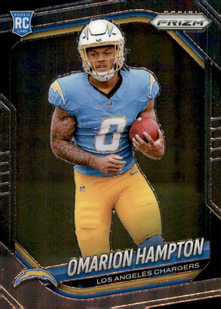 Omarion Hampton 2025 Prizm Football card