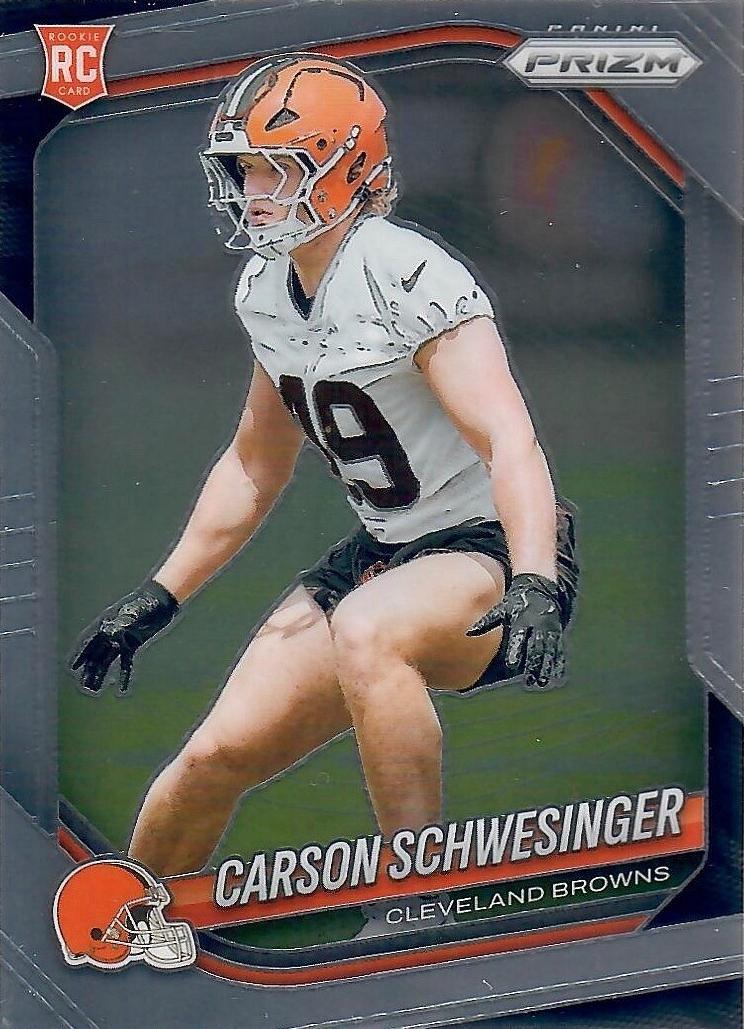 Carson Schwesinger 2025 Prizm Football card