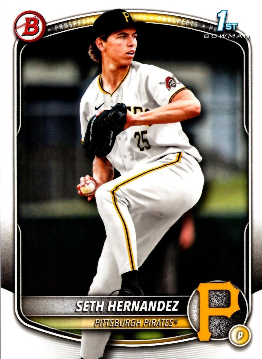 Seth Hernandez 2025 Bowman Draft card