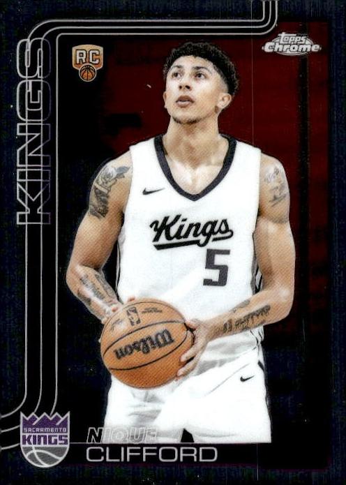 Nique Clifford 2025-26 Topps Chrome Basketball card