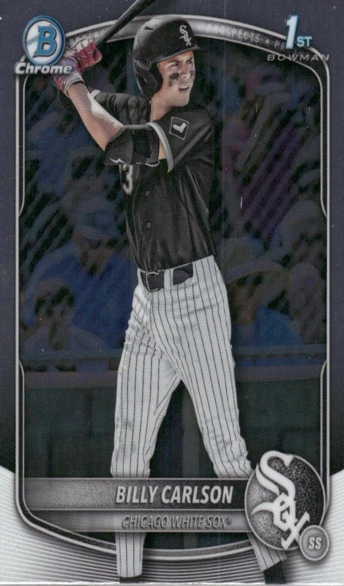 Billy Carlson 2025 Bowman Draft Chrome card