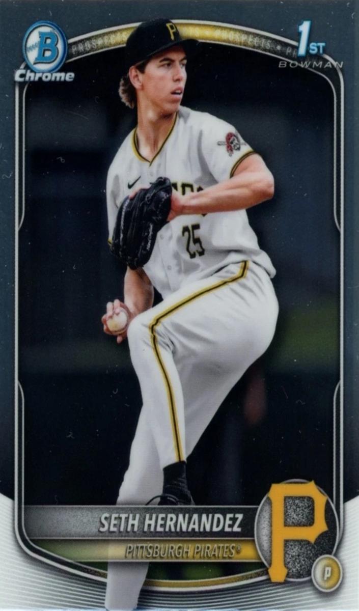 Seth Hernandez 2025 Bowman Draft Chrome card